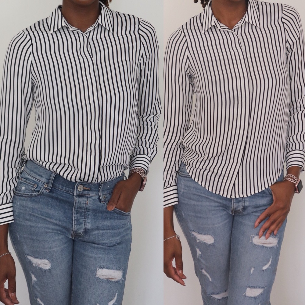 Never worn with tags❗️H&M button down || size 4